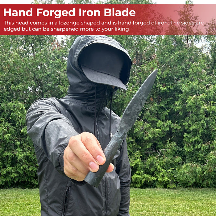 Hand Forged Viking Saga Iron Spear Head