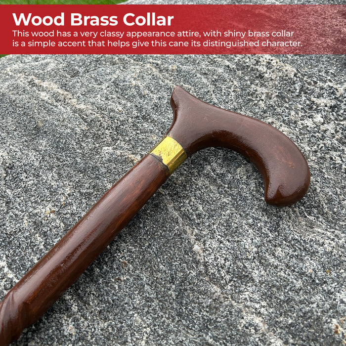 Handmade London Banker Wooden Spiral Walking Cane