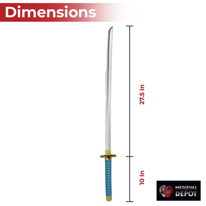 Bleach Hitsugaya Toshiro Hyorinmaru Anime Blue Foam Cosplay Katana Sword