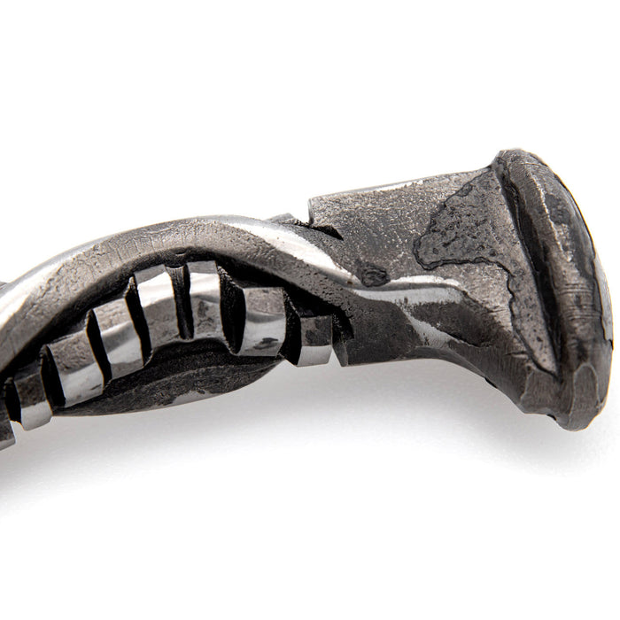 Hand-Forged High Carbon Steel Railroad Spike Hunting Knife