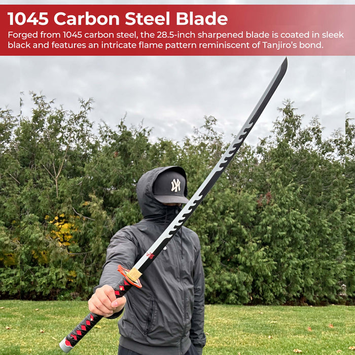Handmade Tanjiro Flame Sword