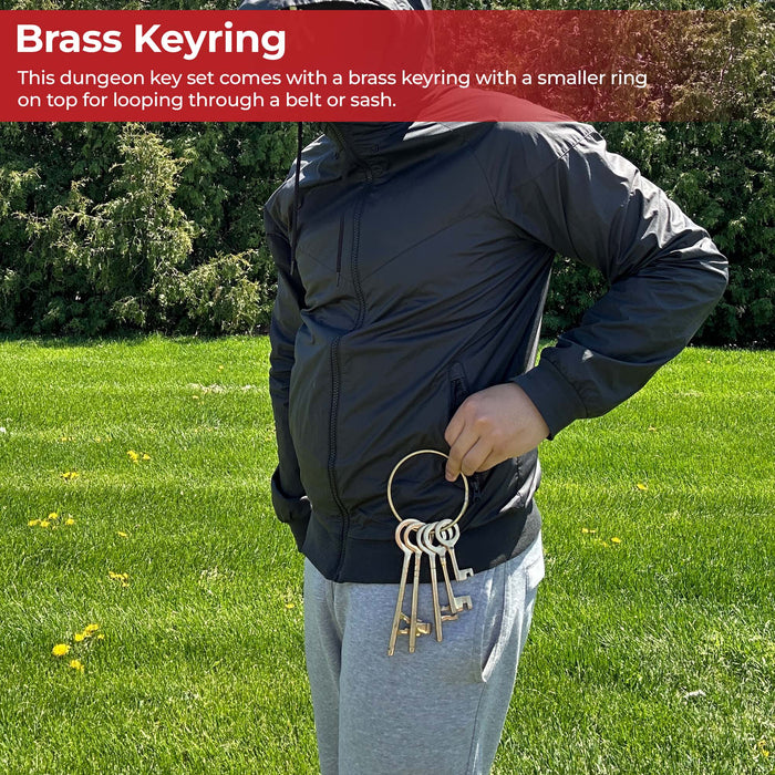 Infamous Brass Carlisle Castle Dungeon Keys