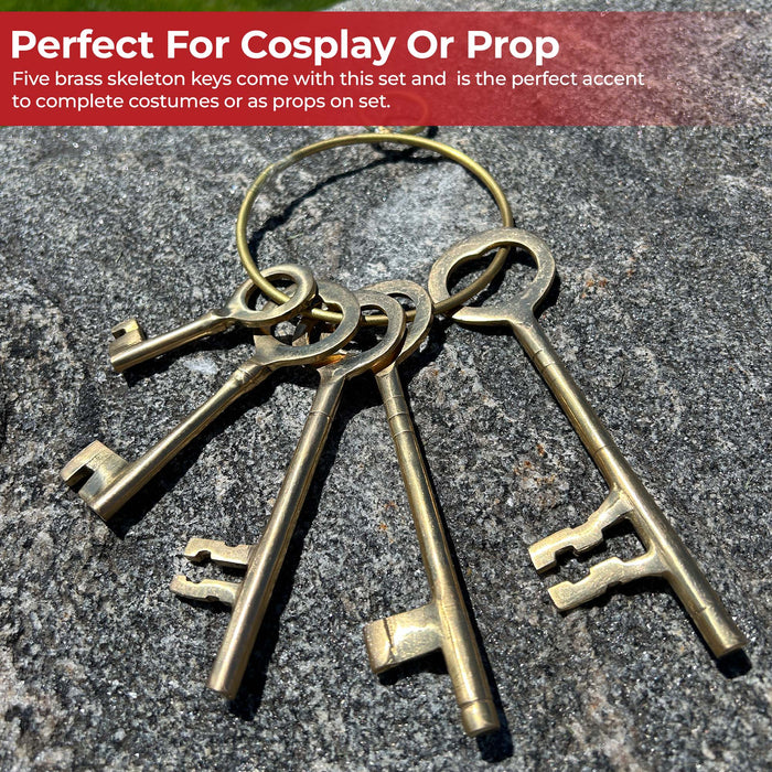 Infamous Brass Carlisle Castle Dungeon Keys