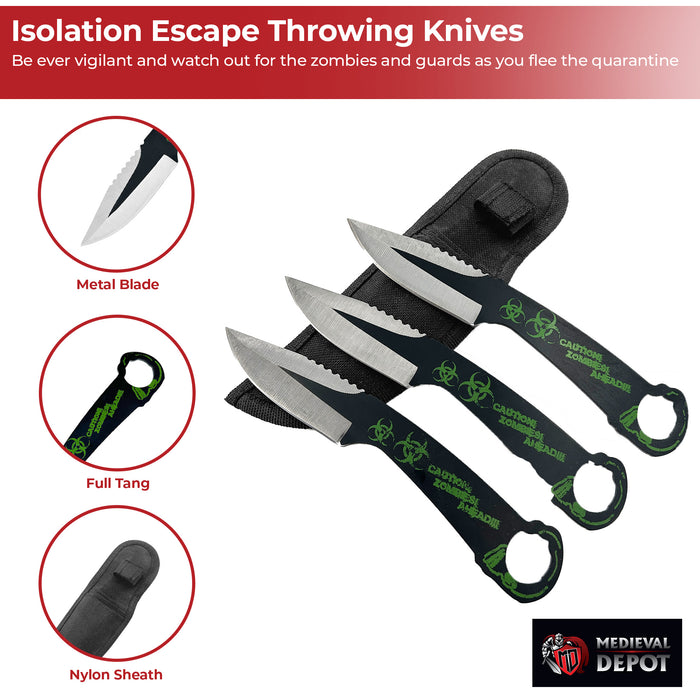 Isolation Escape Throwing Knives Set