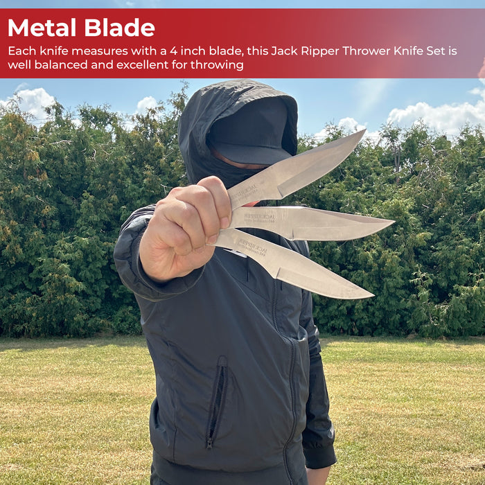 Jack Ripper Thrower Knife 3 Piece Set