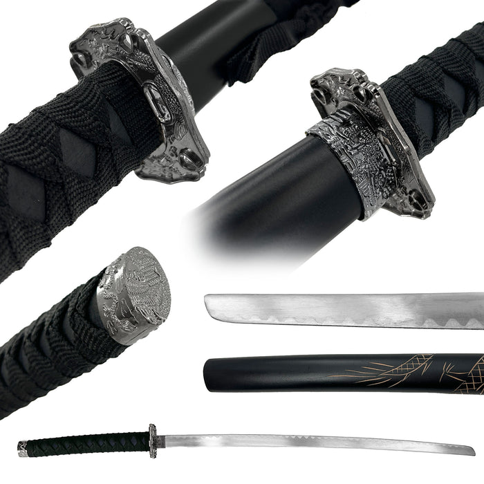 Japanese Double Dragon Fury Samurai Katana Sword