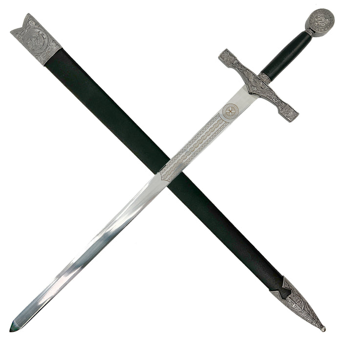 King Arthur Excalibur Replica Longsword - Silver