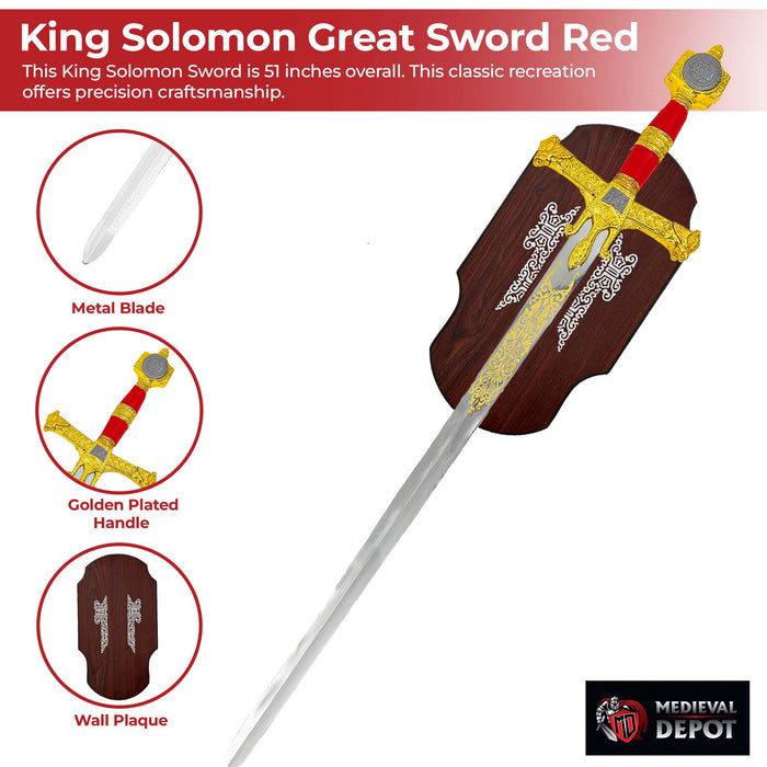 King Solomon Great Sword Red
