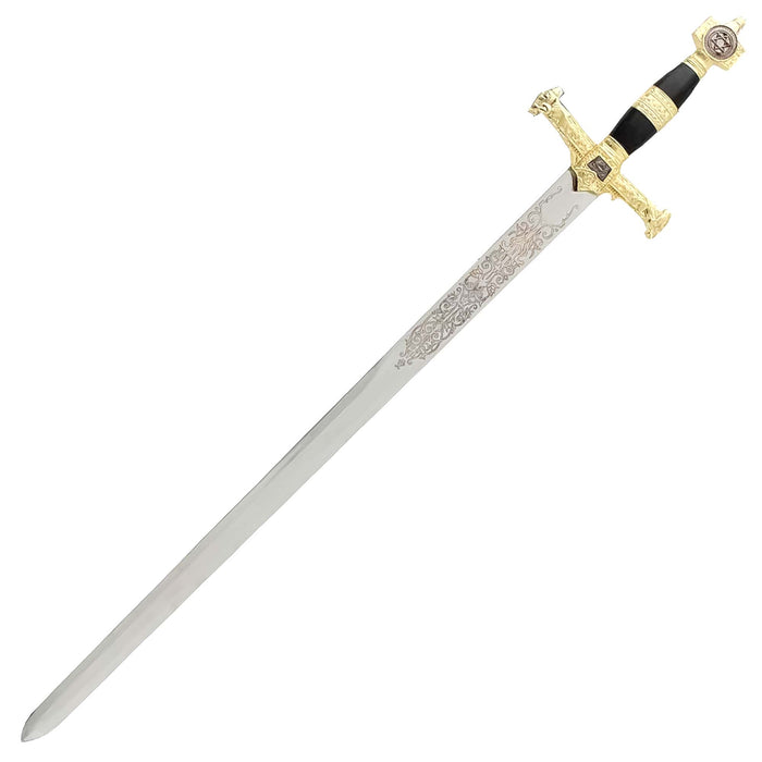 King Solomon Medieval Crusader Replica Short sword Black