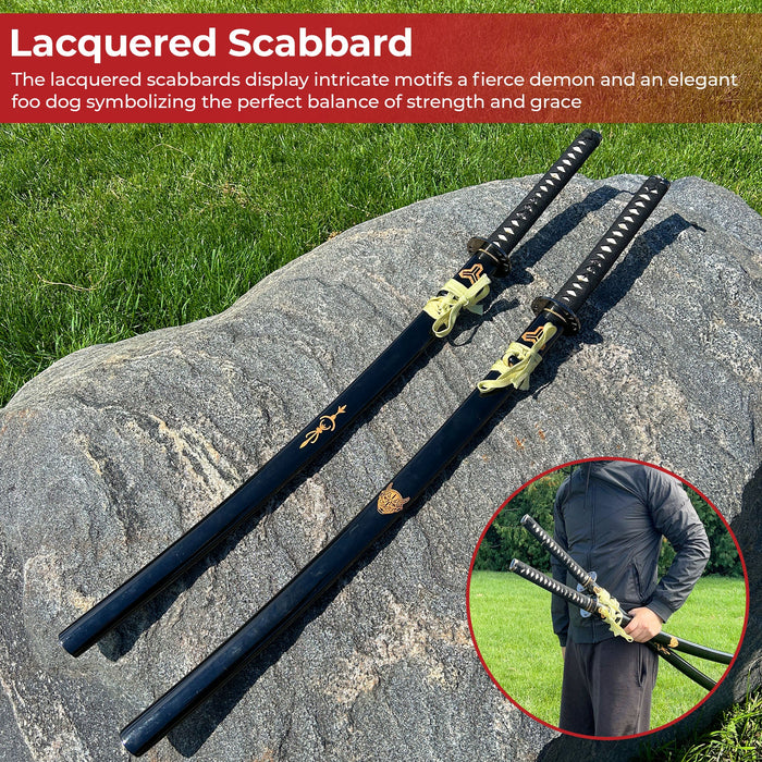 Kill Bill His and Hers Katana Set with Display Stand