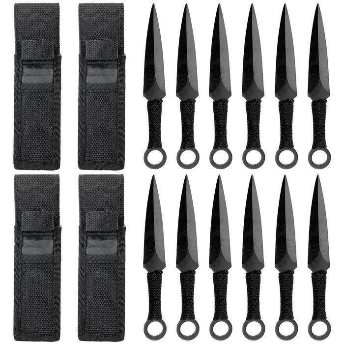 Kunai 12-Piece Throwing Knife Set