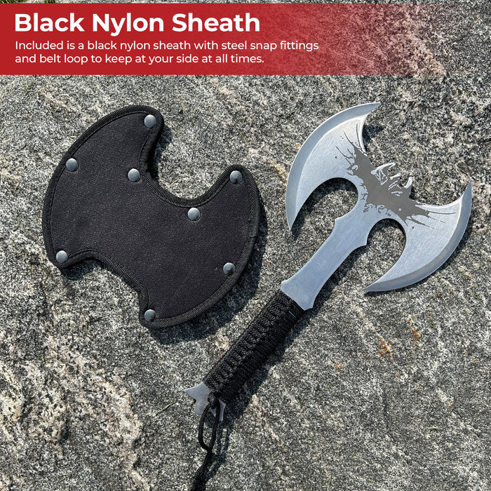 Legendary Bat Wing Throwing Axe