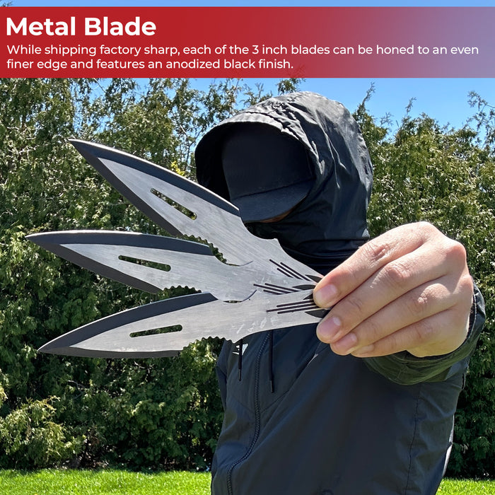 Lightening Strike Aerodynamic Target 3 Piece Throwing Knives