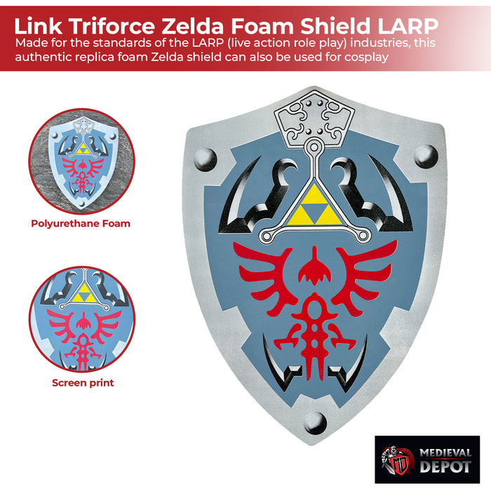 Link Triforce Zelda Foam Shield