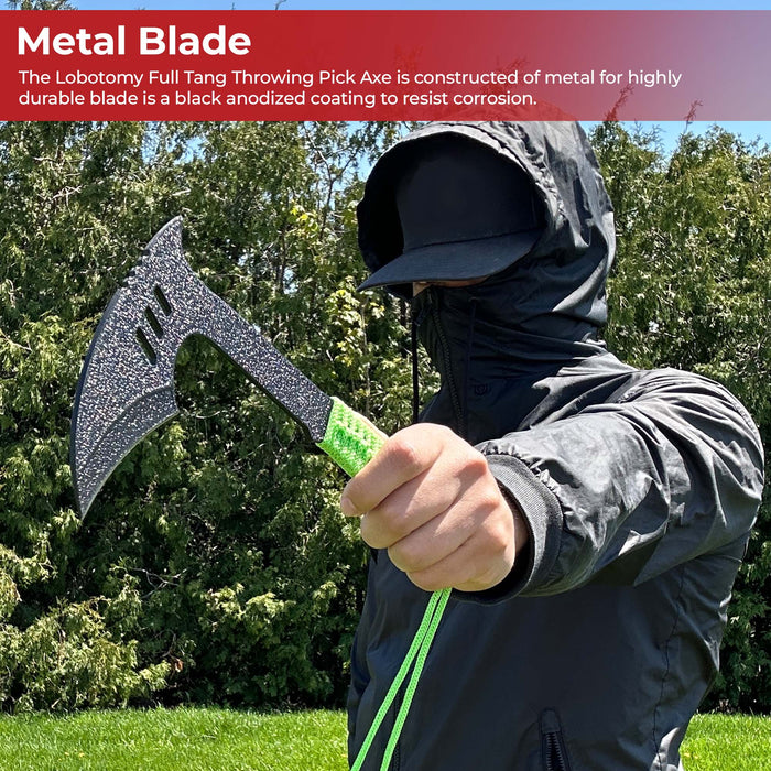 Lobotomy Full Tang Throwing Pick Axe