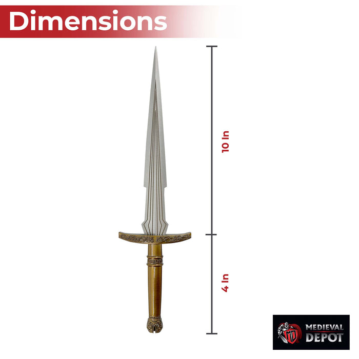 Loki-Inspired Dagger with Sheath