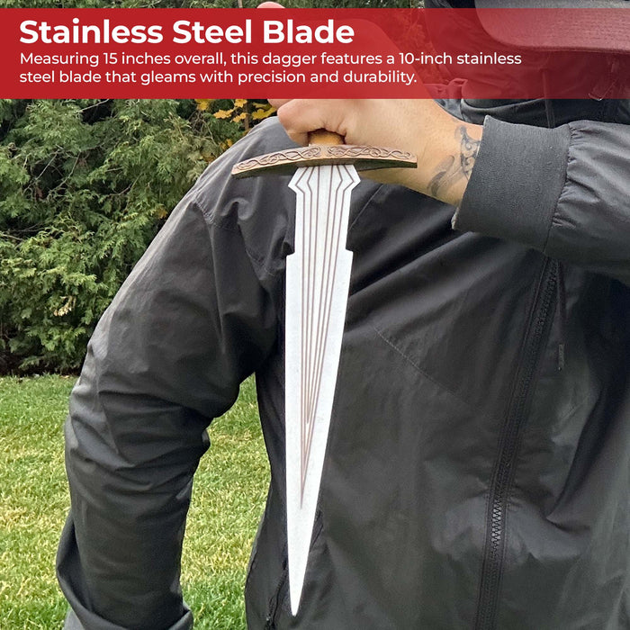 Loki-Inspired Dagger with Sheath