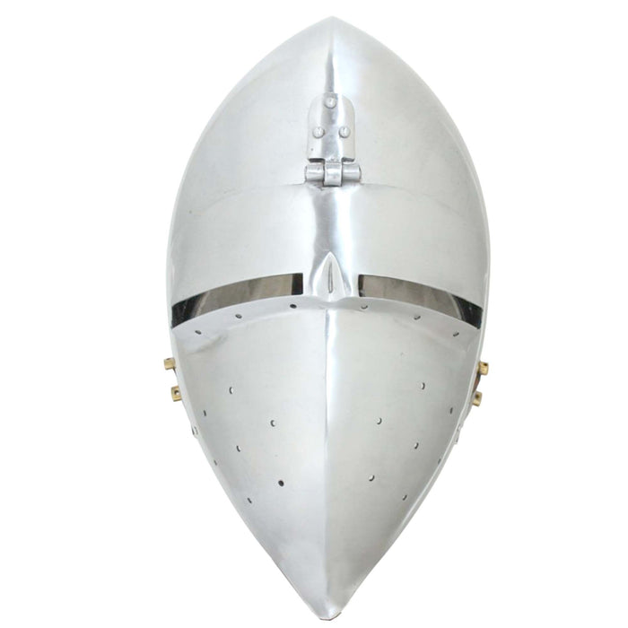Medieval Bascinet Klappvisor Helmet