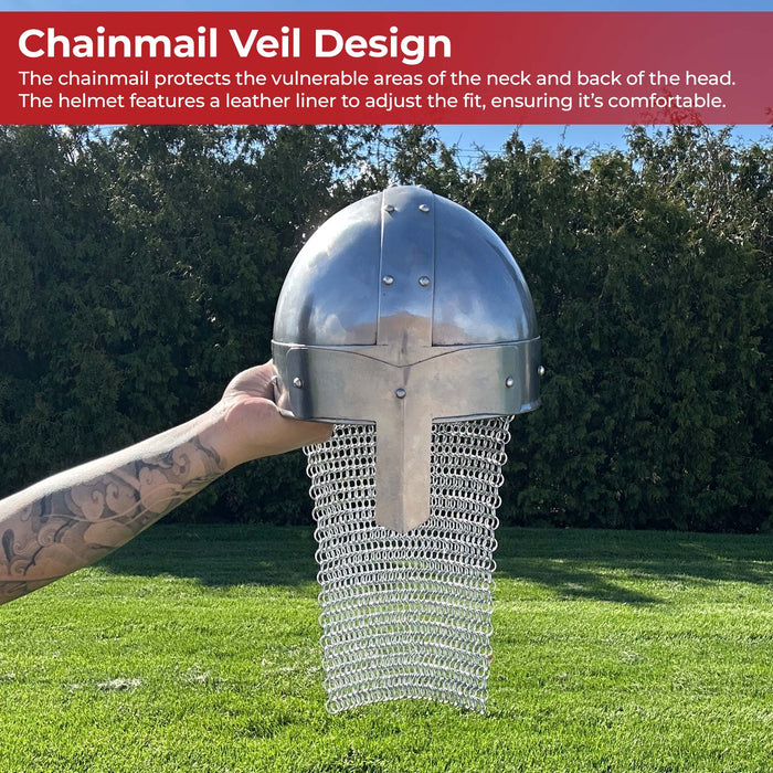 Medieval Saxon Nasal Helmet