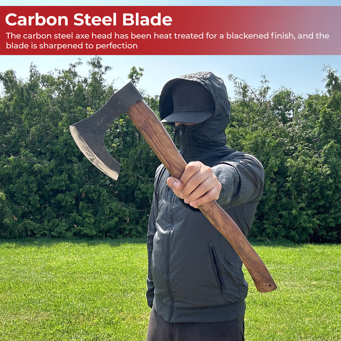 Medieval Traditional Scandinavian Skeggøx Battle Axe