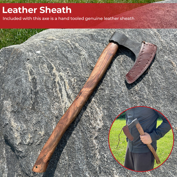 Medieval Traditional Scandinavian Skeggøx Battle Axe