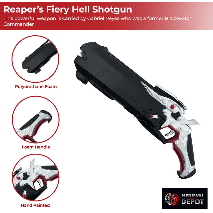 Mercenary Reaper Reyes Fiery Hell Shotgun