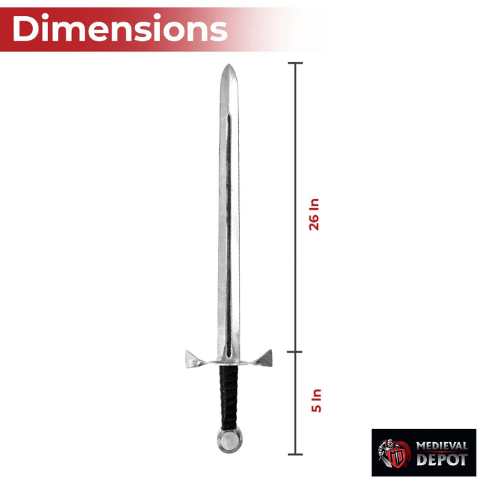 Mirrored Illusion Medieval Dual Tone Sword