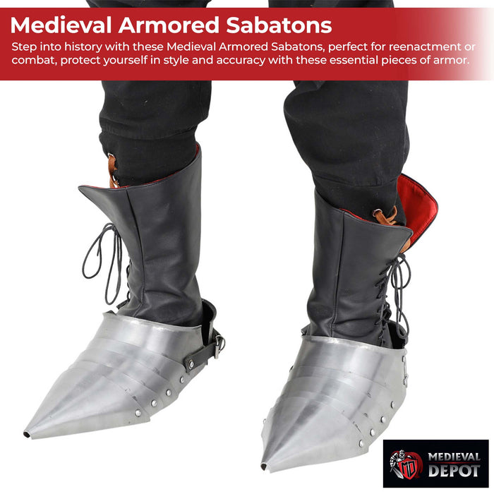 Medieval Armored Sabatons