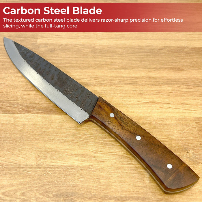 Medieval Forged Carbon Steel Chef's Knife