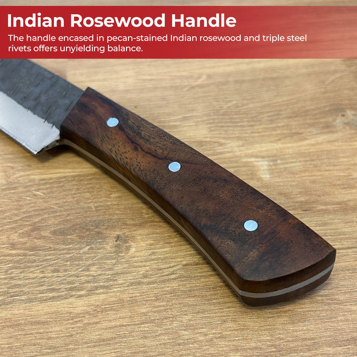 Medieval Forged Carbon Steel Chef's Knife