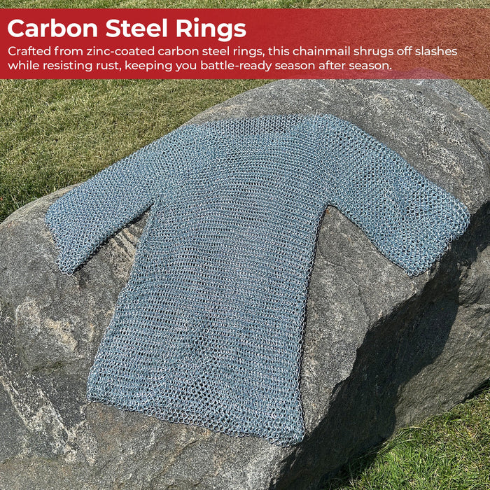 Medieval Knight's Half-Sleeve Hauberk