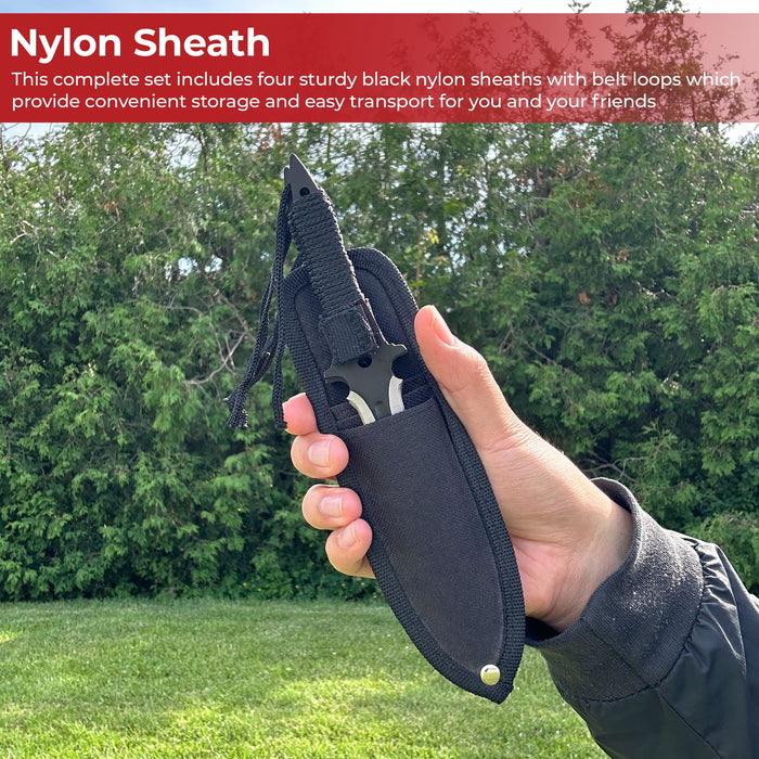 Midnight Flyer 12-Piece Throwing Knife Set