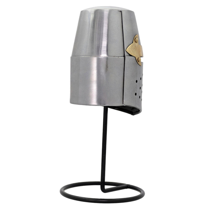 Miniature Templar Crusader Great Helmet Display With Stand