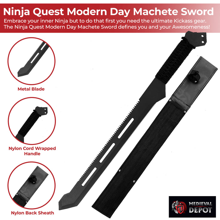 Ninja Quest Modern Day Machete Sword