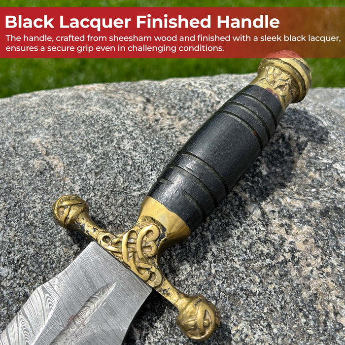 Noble Strategist Hand Forged Damascus Steel Viking Dagger