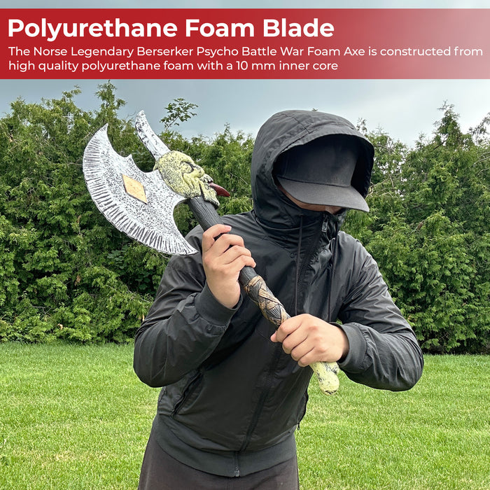 Norse Legendary Berserker Psycho Battle War Foam Axe