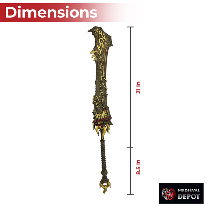 Naraka Bladepoint Foam Sword The Legend Naraka Blade Gold Edition