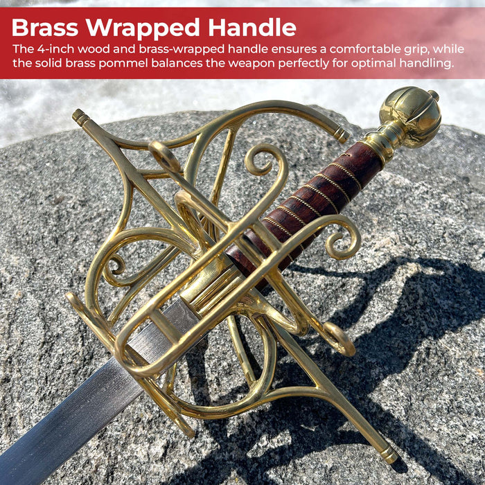 Noble Defender Heavy Duty Basket Hilt Rapier