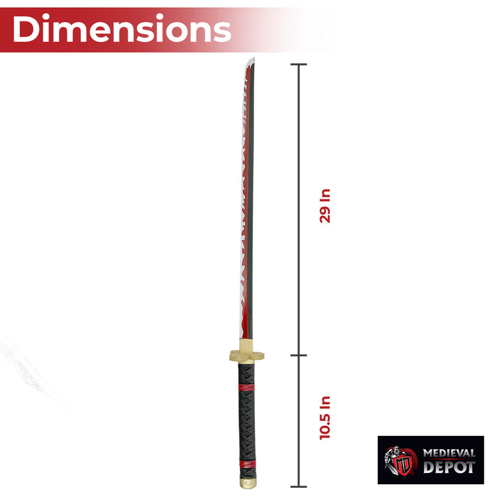 One Piece Zoro Black Enma Katana Foam Sword