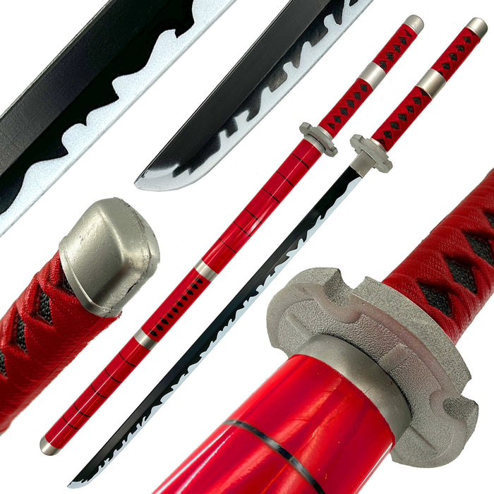 One Piece Zoro Sandai Kitetsu Katana Foam Sword With Scabbard