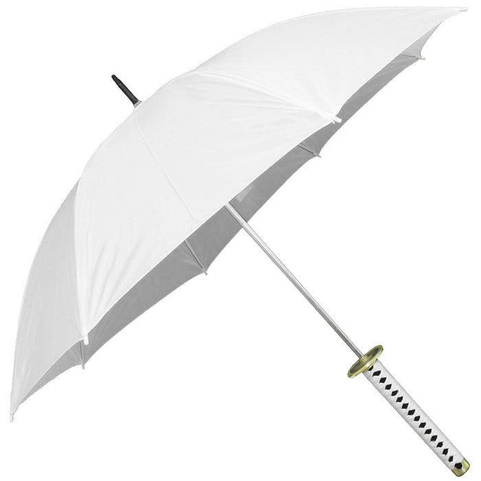 One piece Zoro Wado Ichimonji Katana Handle Umbrella White