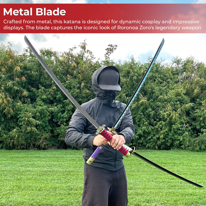One Piece Zoro Three Sword Style Katana Set
