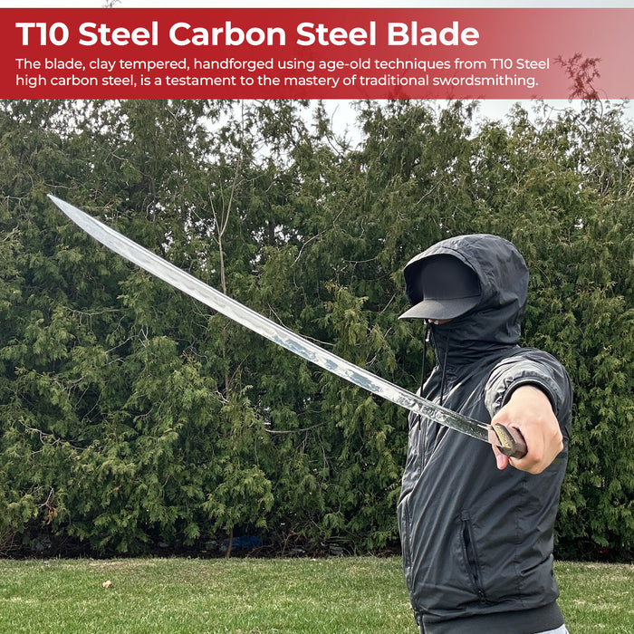 Premium Black Traditional Wooden Shirisya Katana