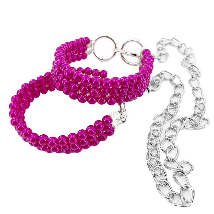 Pretty in Pink Beaded Ankle Bondage Restraints