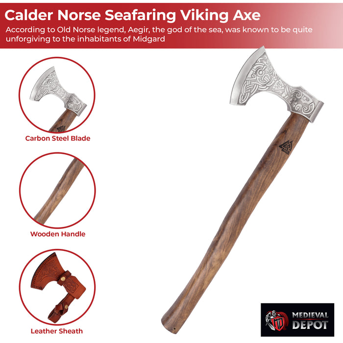 Revenge of Calder Norse Seafaring Viking Axe