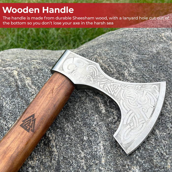 Revenge of Calder Norse Seafaring Viking Axe