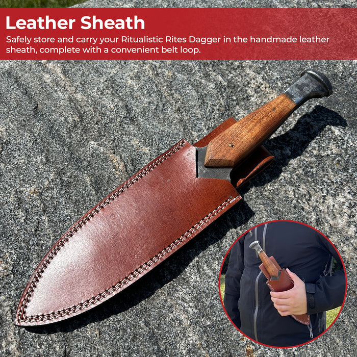 Ritualistic Rites Full Tang Carbon Steel Dagger