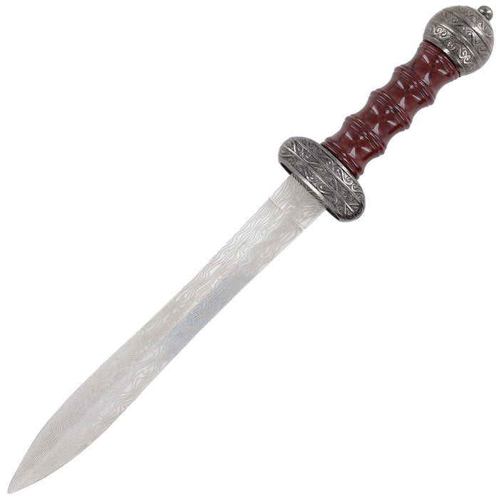 Roman Elite Etched Wave Pattern Gladius Pugio Dagger