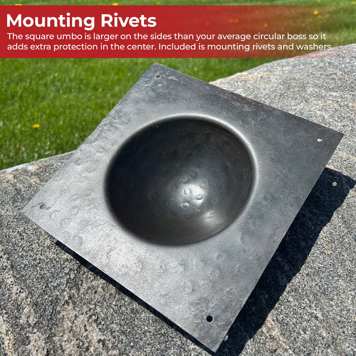 Roman Scutum Square Shield Boss