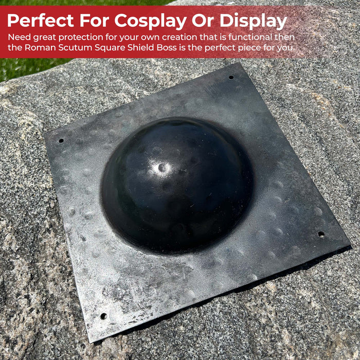 Roman Scutum Square Shield Boss